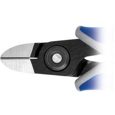 Electronics side cutting pliers with very small facet, round head type 79 02 125